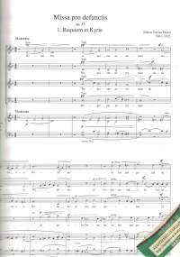 Missa pro defunctis Op. 83 Coro (SATB) ad libitum: Armonio o Organo