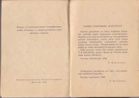 Kielioppia ammattikoululaisille, 1951.