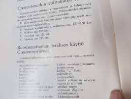 Crescent Kirja 1935 - Crescent teräs ei ruostu