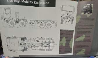SISU high mobility 8 x 8 vehicle myyntiesite