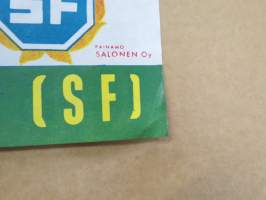 Miljoonavaillinki -elokuvajuliste, käsikirjoitus Mika Waltari, ohjaus Toivo Särkkä, osissa Helge Herala, Ansa Ikonen, Liana Kaarina, Jussi Jurkka, Pirkko Mannola