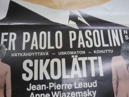 Sikolätti -elokuvajuliste, ohjaus Pier Paulo Pasolini