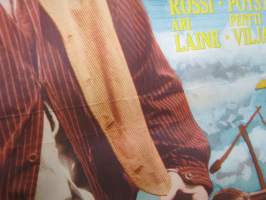 Putkinotko -elokuvajuliste, Jole Lehtosen romaanin mukaan, ohjaus Roland af Hällström, osisssa mm. Leni Katajakoski, Lasse Pöysti, Sylva Rossi, Ritva Juhanto ym.