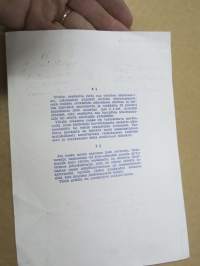 Lounais-Suomen Kirjapaino Osakeyhtiö, Turku 1.4.1974, 10 osaketta 10 mk -osakekirja nr 165493-165502 (Aarne Sitro)