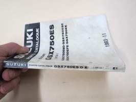 Suzuki GSX750ES (GR72A), GSX750ESD / GSX750ESE / GSX750EFE / GSX750EE parts catalogue -varaosaluettelo