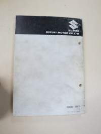 Suzuki GSX750ES (GR72A), GSX750ESD / GSX750ESE / GSX750EFE / GSX750EE parts catalogue -varaosaluettelo