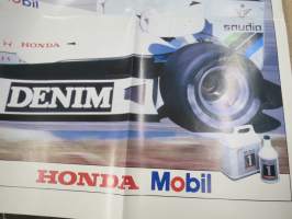 Williams Honda Formula 1 kausi 1984 ajajina Keijo Rosberg ja J. Laffite - Vauhdin Maailma juliste