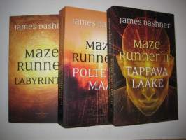 Maze runner sarja 1-3. Labyrintti, Poltettu maa, Tappava lääke