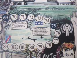 Koululaisen linja-autopeli - Mennään Bussilla - Linja-Autoliitto / Matkahuolto lautapeli