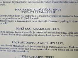 Koululaisen linja-autopeli - Mennään Bussilla - Linja-Autoliitto / Matkahuolto lautapeli