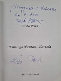 Kuningaskuntani Hartola (signeerattu, tekijän omiste)