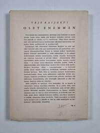 Olet enemmän : runoja