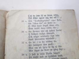 Minnessång om Ångfartyget "Österbottens" hemska brand, utanför Räfsö redd den 20 Augusti 1874 -arkkiveisu, höyrylaiva Österbottenin tuhoisa palo Reposaaren redillä