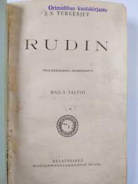 Rudin ; Niobe : nykyajan romaani