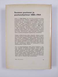 Suomen puolueet ja puolueohjelmat 1880 - 1964