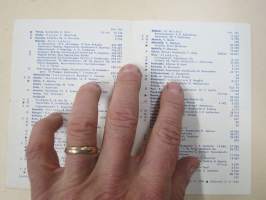 Esso yöpalvelu (asemat kesän aikana) -luettelo, monikielinen