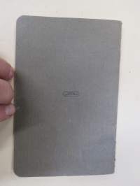 Svenska Handelshögskolani Helsingfors Studiebok för Studeranden Brita Heinrichs, matrikelnummer 725, 1937 -opintokirja