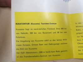 Ruka - Kuusamo Nord-Ostland - Rukatunturi, Hotel Rukahovi / Motel Ukkoherra -matkailuesite 1970