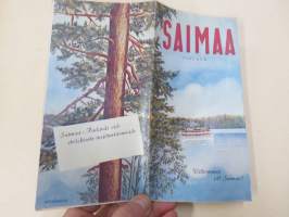 Saimaa - Finland - Välkommen till Saimaa -matkailuesite 1956, kuvattanut Aate Kähönen