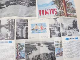 Saimaa - Finland - Välkommen till Saimaa -matkailuesite 1956, kuvattanut Aate Kähönen