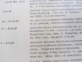 Suomen Kennel-Klubi - Koiranäyttely 1927, 2 kpl kokoaikalippuja ym. erä