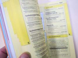 Helsinki (Helsingin seutu) 2008 Puhelinluettelo Fonecta - yksityisnumerot ja keltaiset sivut (2 eri nidettä) Telefonkatalog för Helsingforsregionen