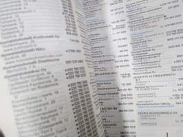 Helsinki (Helsingin seutu) 2008 Puhelinluettelo Fonecta - yksityisnumerot ja keltaiset sivut (2 eri nidettä) Telefonkatalog för Helsingforsregionen