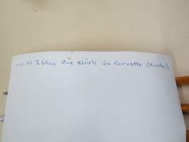 Corvette (Ove Björk, Ruotsi) / Plymouth kiihdytyskisoissa - amerikkalaisten autojen harrastuksen alkuaikoja Suomessa -valokuva