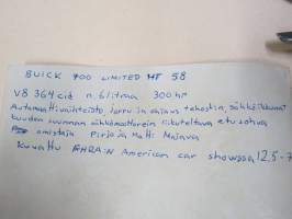 Autonäyttely, Buick 700 Ltd, American Car Show 1979 - amerikkalaisten autojen harrastuksen alkuaikoja Suomessa -valokuva