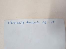 Oldsmobile Dynamic 88 HT, karvoitettu - amerikkalaisten autojen harrastuksen alkuaikoja Suomessa -valokuva