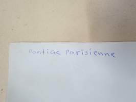 Autonäyttely, Pontiac Parisienne - amerikkalaisten autojen harrastuksen alkuaikoja Suomessa -valokuva