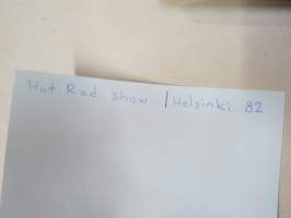 Hot Rod Show Helsinki 1982 - amerikkalaisten autojen harrastuksen alkuaikoja Suomessa -valokuva