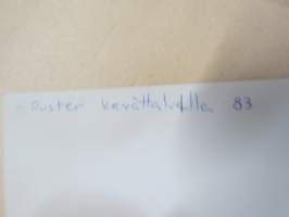 Duster kevättalvella 1983 - amerikkalaisten autojen harrastuksen alkuaikoja Suomessa -valokuva