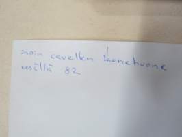 Japin Chevellen konehuone kesällä 1982 - amerikkalaisten autojen harrastuksen alkuaikoja Suomessa -valokuva