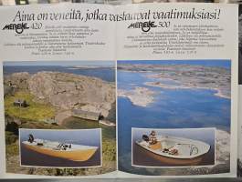 MERELLE veneen myyntiesite 1982