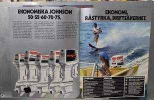 Johnson perämoottori myyntiesite 1980