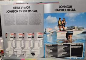 Johnson perämoottori myyntiesite 1980