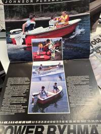 Johnson perämoottori myyntiesite 1986