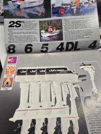 Johnson perämoottori myyntiesite 1986