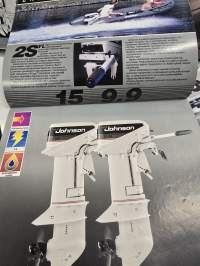 Johnson perämoottori myyntiesite 1986