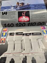 Johnson perämoottori myyntiesite 1986