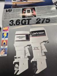 Johnson perämoottori myyntiesite 1986