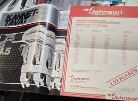 Johnson perämoottori myyntiesite 1982