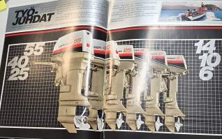 Johnson perämoottori myyntiesite 1982