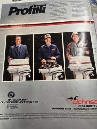 Johnson perämoottori myyntiesite 1982