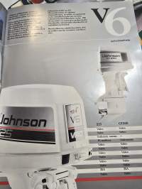 Johnson perämoottori myyntiesite 1987