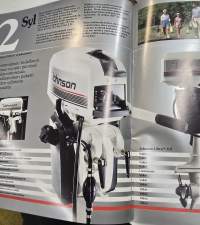 Johnson perämoottori myyntiesite 1987