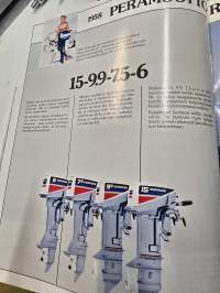 Evinrude perämoottori myyntiesite 1982