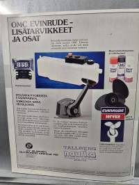 Evinrude perämoottori myyntiesite 1982
