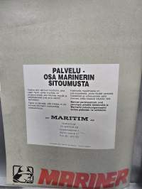 Mariner perämoottori myyntiesite 1984